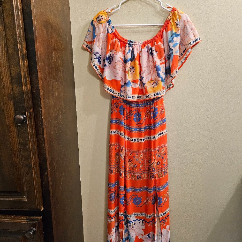 Floral maxi dress